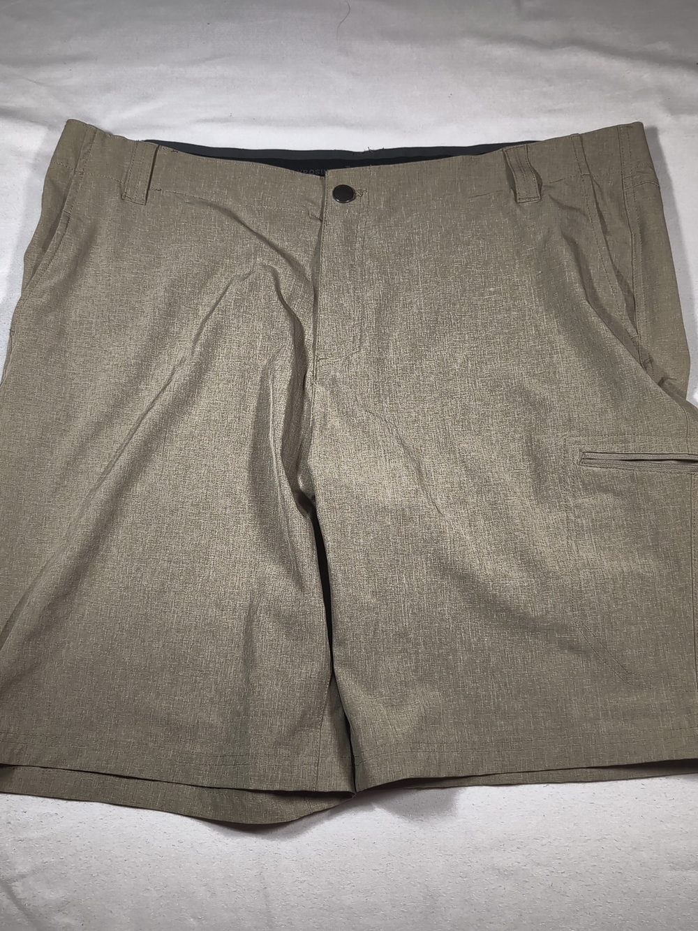 Men's Tan Performance Stretch Shorts Zeroxposure
